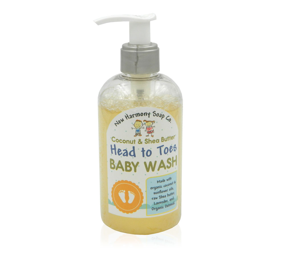 Natural head to toe baby wash soap