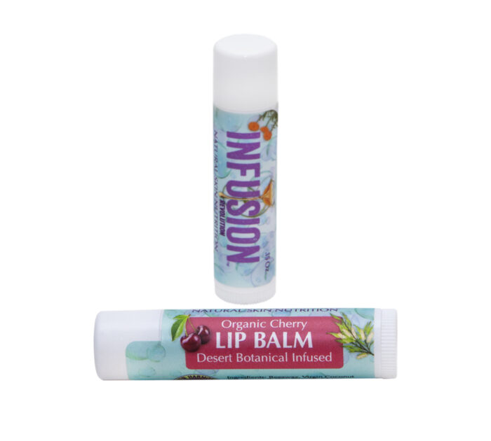 Organic Lip Balm Set of 3 - Cherry, Coconut, Mint - New Harmony Soap ...